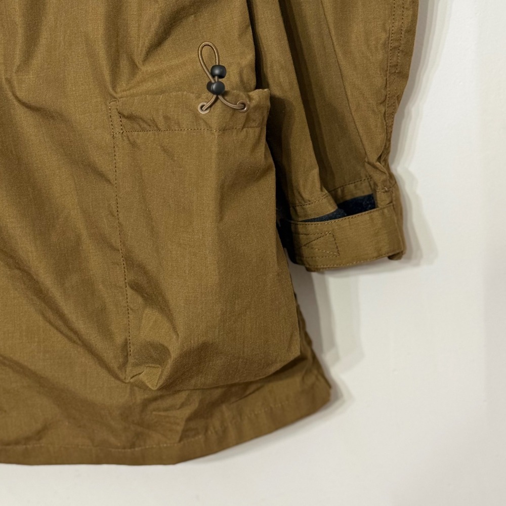 Nanga Takibi Field Anorak Parka Coyote Brown Mens Small NW2241-1D214 - Picture 3 of 13